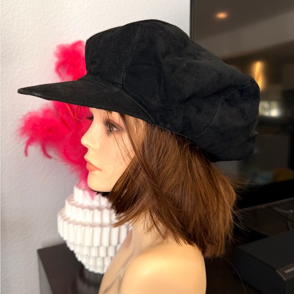 Vintage Black Pageboy Cap - Picture 2 of 7